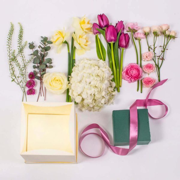 Kit DIY Aranjament floral mare